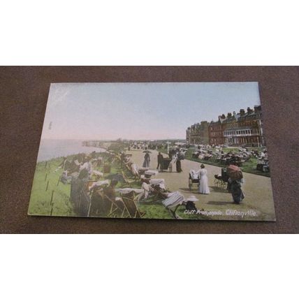 Early Wrench Postcard - Cliff Promenade, Cliftonville - Margate, Kent