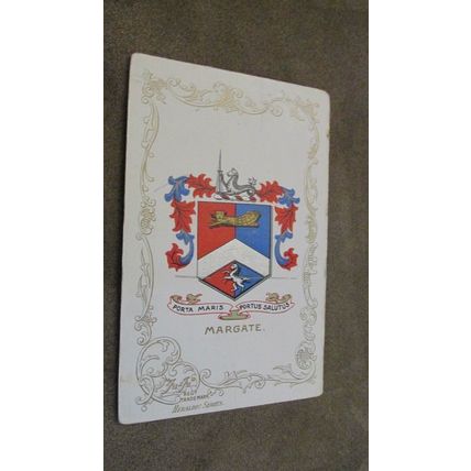 Ja Ja 1907 fr Postcard - Margate, Kent - Coat of Arms / Heraldry