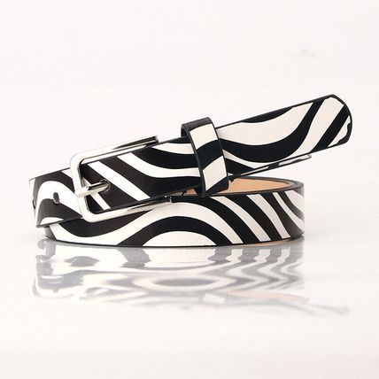 Women's Leopard Belt Print Fashionable Zebra Print Belt Clothing Decoration