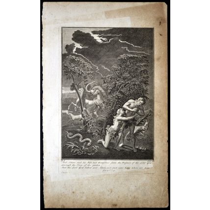 GENESIS 1700 Michael van der Gucht Gerard Hoet ENGRAVING