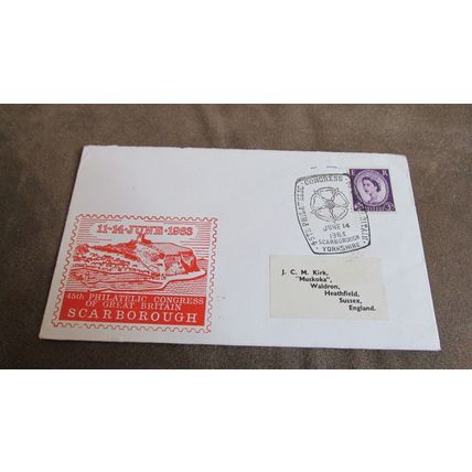 1968 GB Event Cover - Philatelic Congress, Scarborough Yorkshire
