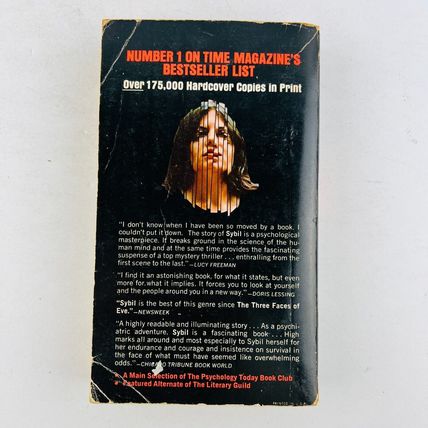 Sybil by Flora Rheta Schreiber Mass Market Paperback Book Vintage Classic