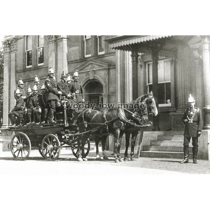 rp00011 - Sandown Fire Brigade at Town Hall , Isle of Wight - print 6x4