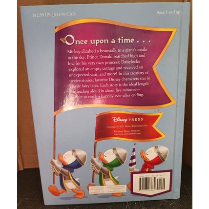 Disney 5-Minute Fairy Tales by Disney Books (2013, Hardcover)