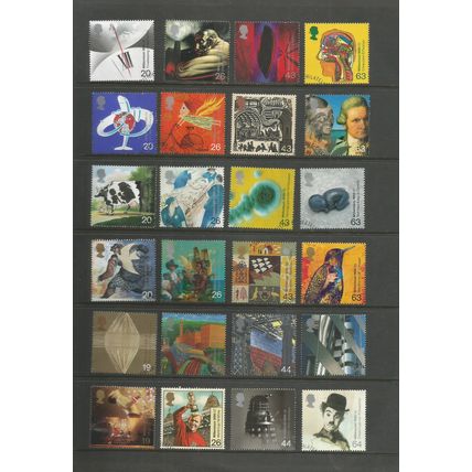 GB 1999 Complete Millennium Series + Royal Wedding Used SG 2069 / 2123