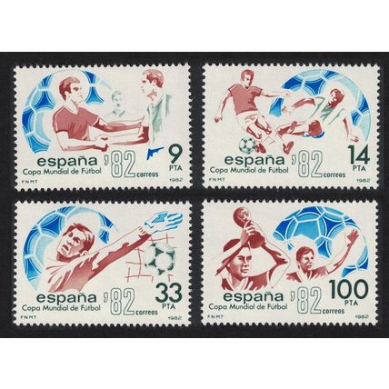 Spain World Cup Football Championship 4v 1982 MNH SG#2685