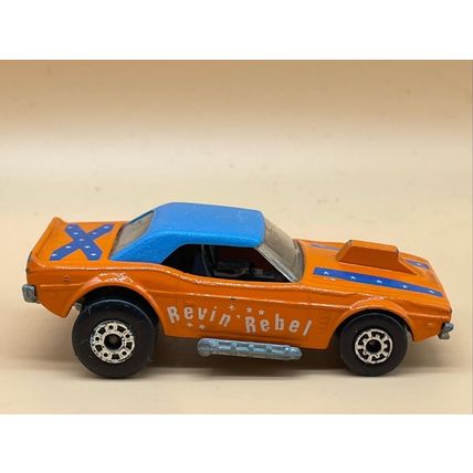 Matchbox Dodge Superfast Challenger 1975 Vintage Red & Orange UB