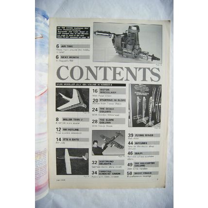 1991 Radio Modeller Magazine - July + plan
