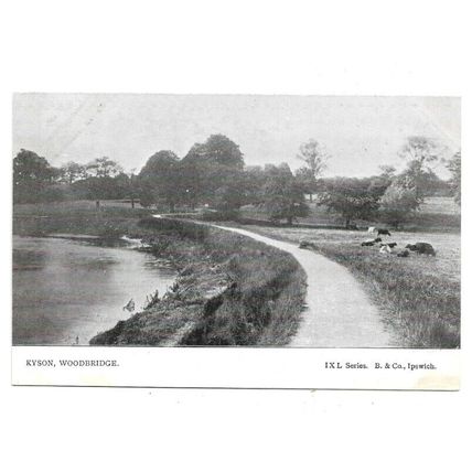 Kyson, Woodbridge, Suffolk, Postcard.