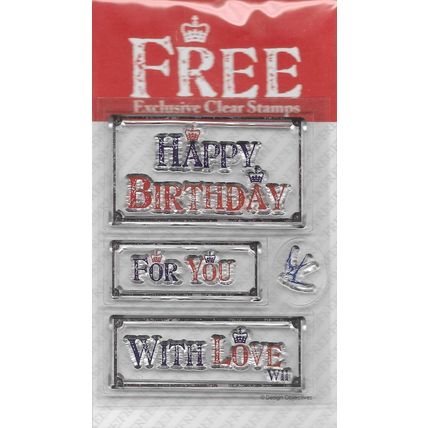 Exclusive Stamp Set. App 6x8cm. Stamping Cardmaking Scrapbooking Crafts
