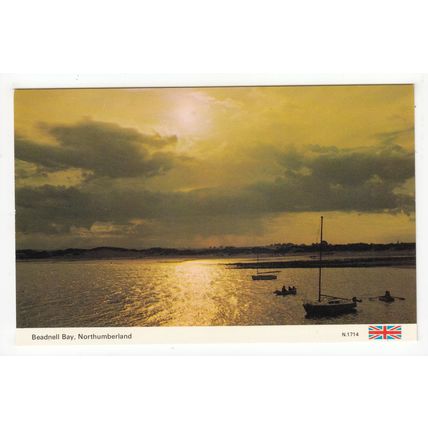 Beadnell Bay Postcard Northumberland 1714