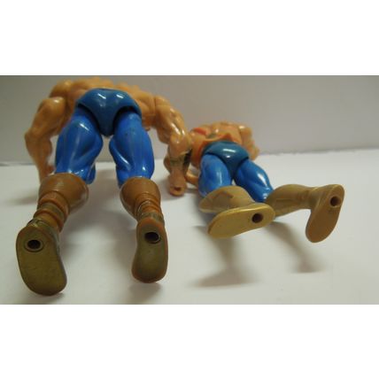 Vintage MOTU He-Man Action Figure Lot - 1988 & 1990 Mattel Malaysia Masters of