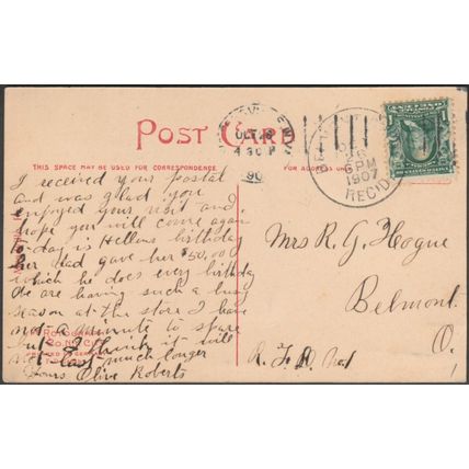 Autumn, Meadville, Pennsylvania, 1907 - Rotograph Co Postcard
