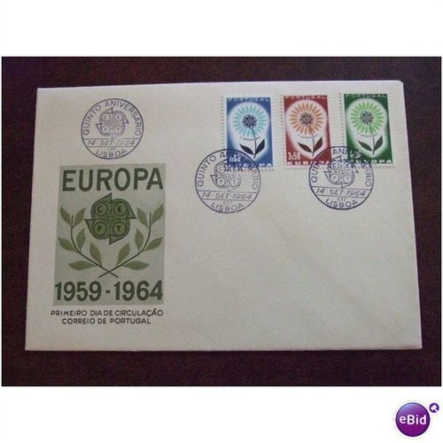 Portugal 1964 Europa CEPT Flower First Day Cover