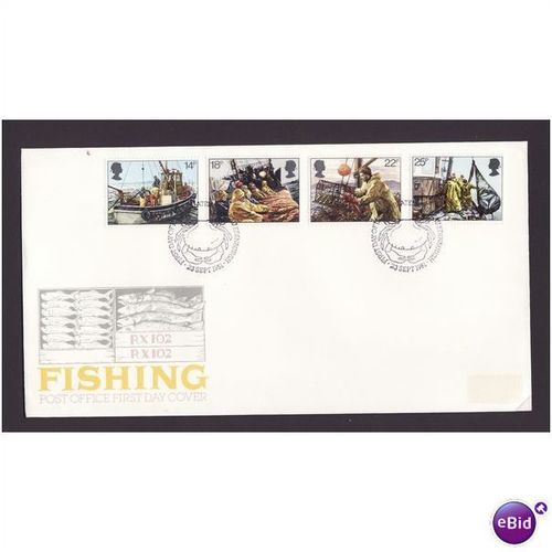 GREAT BRITAIN 1981 FISHING PO FIRST DAY COVER#6