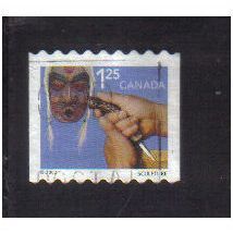 2002 canada sculpture booklet $1.25 f/u sg