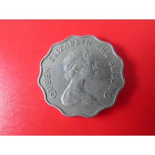 1975 QUEEN ELIZABETH II HONG KONG TWO DOLLARS FREE POST. U
