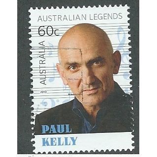 AUS 2013 60c 'AUSTRALIAN LEGENDS- PAUL KELLY' FINE USED (EBID38-212)