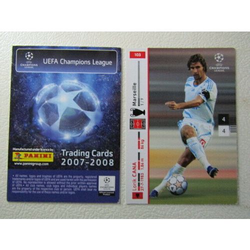 Panini UEFA 2007-2008 Champions League Football Card Variants (ef1)