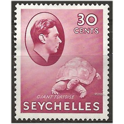 Seychelles 1938 SG142 30c Carmine Mounted Mint .. ...