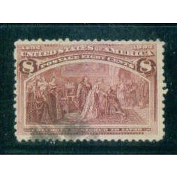 Used 236 8c Columbus Restored to Favor Barely Clears C0144