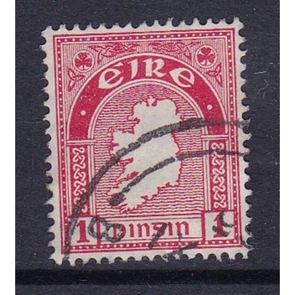 IRELAND EIRE 1940-68 WMK 22 TYPE 1d VALUE USED SG112