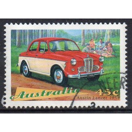 Australia 1997 Australian Classic Cars - 1958 Austin Lancer 45c Sheet Used