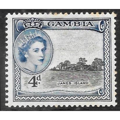 1953 Queen Elizabeth II - 4d Mounted Mint C2