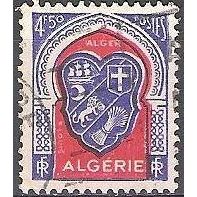 Algerie 1947 Michel 271 O Cote (2005) 0.30 € Armoirie Alger Cachet rond