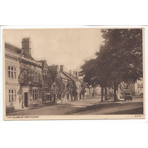 The Village of Northleach Gloucestershire Postcard B790