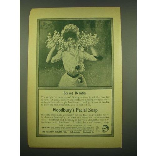 1902 Woodbury's Facial Soap Ad - Spring Beauties