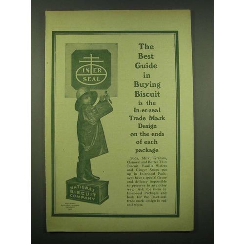 1902 Nabisco National Biscuit Company Ad - The best guide in buying biscuit