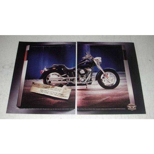 2000 Harley-Davidson FLSTFI Fat Boy Motorcycle Ad