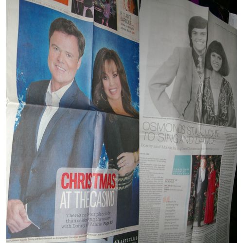 DONNY OSMOND 29x Clippings+