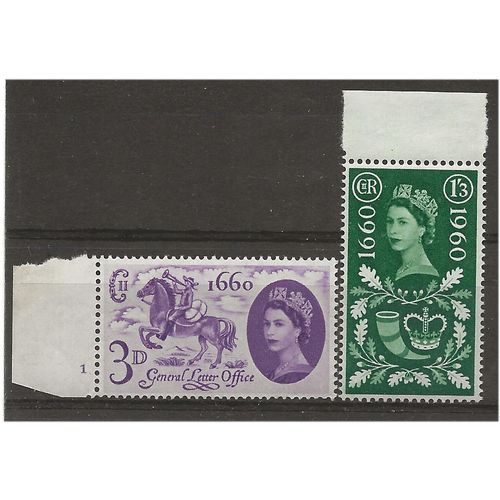 1960 GLO Set SG619-620 Unmounted Mint