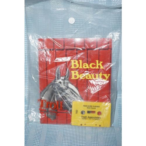 Black Beauty Book & Cassette Lot 1970 in Org Packaging