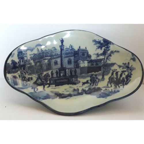 AN ANTIQUE ** GRAVY BOAT - Glazed Ceramic - 20 x 13 x 13 cm - FAIR to GOOD