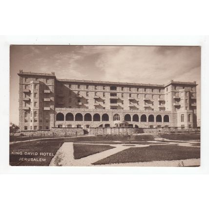 King David Hotel Jerusalem Postcard Israel