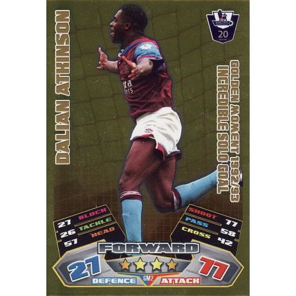 Match Attax Extra 2011/2012 GM2 Dalian Atkinson Golden Moment