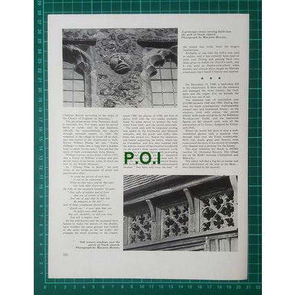 Stock Essex Church Land Mine Marjorie Hennis - 1966 Article