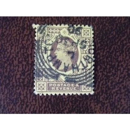 1887 GB Queen Victoria Jubilee Issue 3d SG202 fine used stamp Northampton