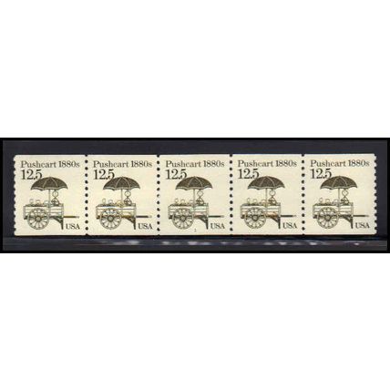 2133 12.5c Pushcart Very Fine MNH Dry Gum PNC 1/5 X2188
