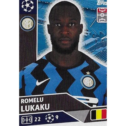Topps UEFA Champions League 2020/21 Stickers: INT17 - Lukaku