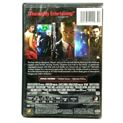 Hitman (DVD, 2008, Unrated Widescreen) Timothy Olyphant Dougray Scott (L44)