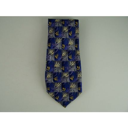 Jerry Garcia Tie Collection Fifteen Pine and Rocks Blues Yellows Purples Designs