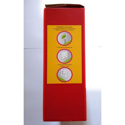 STIRLING 4 Way premium magnetic Manual Locking Cat flap WHITE