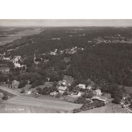 Tjome Norway Vintage Real Photo Aerial POstcard