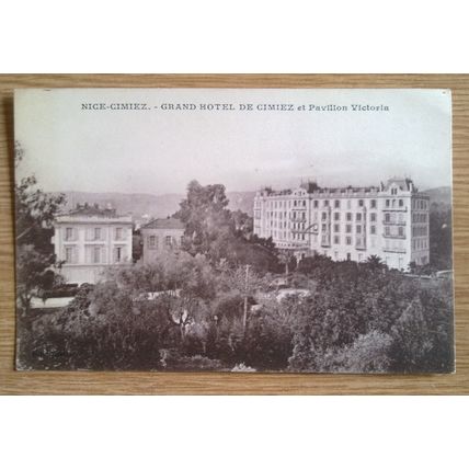 POSTCARD: FRANCE - NICE, GRAND HOTEL DE CIMIEZ: 1929