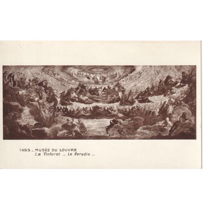 Unused Musee du Louvre Postcard - 1465 - Le Tintaret - Le Paradis