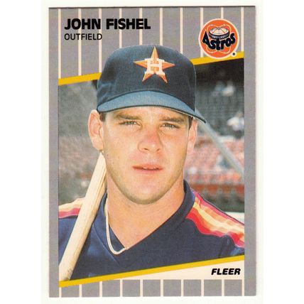 1989 Fleer baseball John Fishel rookie card #358 - RC
